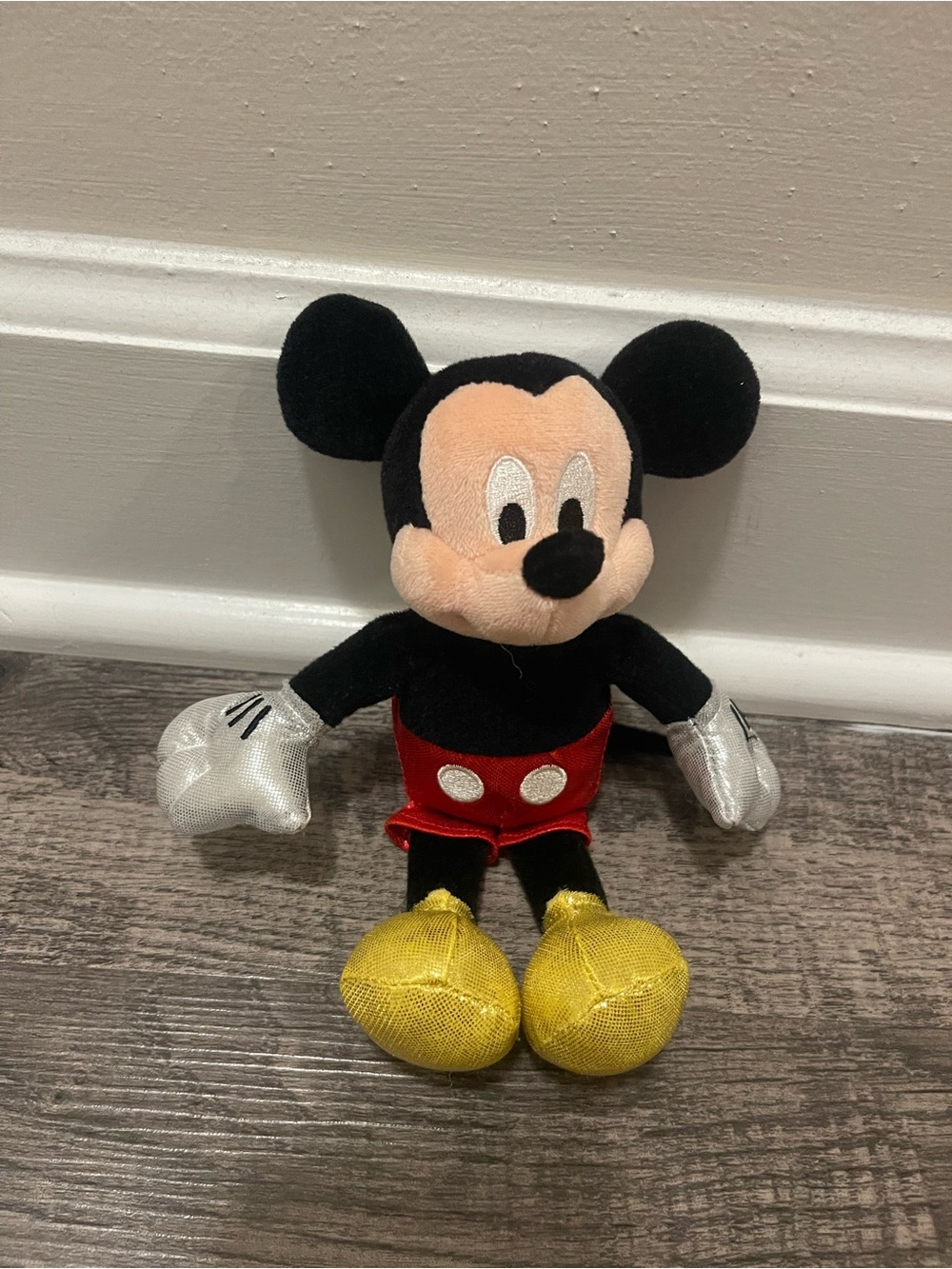 Disney Mickey Mouse Plush - Black, Red, Silver, Gold